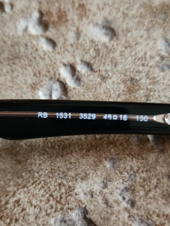 Ray-Ban Youth Black Frame Eyeglasses with Yellow Hard Case - Picture 2 of 16